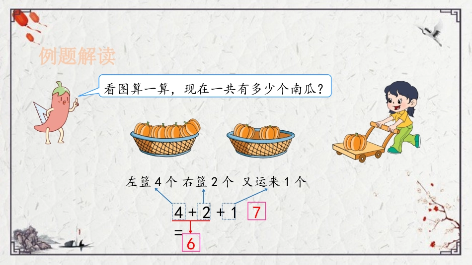 《连加连减》10以内的加法和减法PPT课件[苏教版一年级数学]_第3页