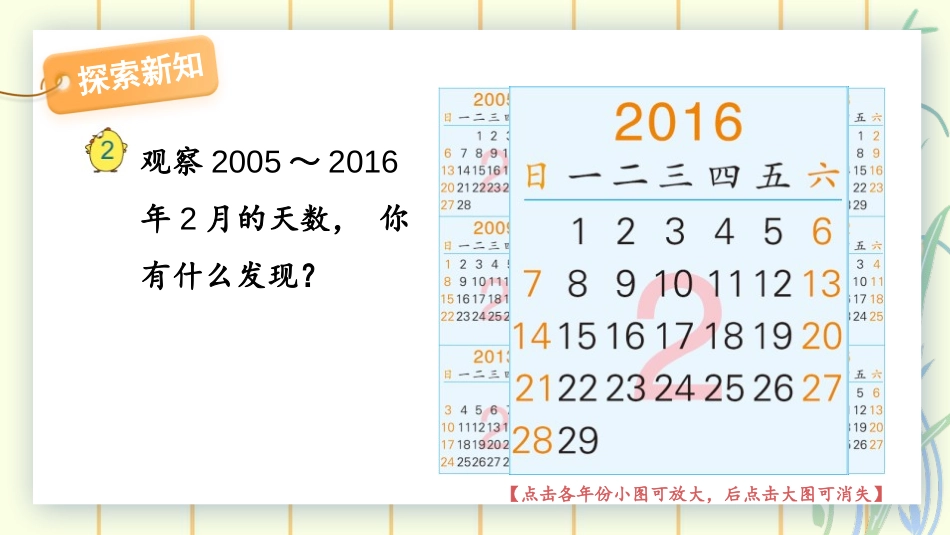 《平年和闰年》年月日PPT课件[苏教版三年级数学下册]_第2页