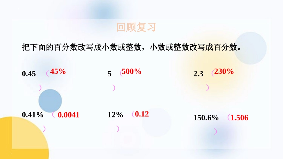 《百分数和小数、分数的互化》认识百分数PPT免费课件(第2课时)_第3页