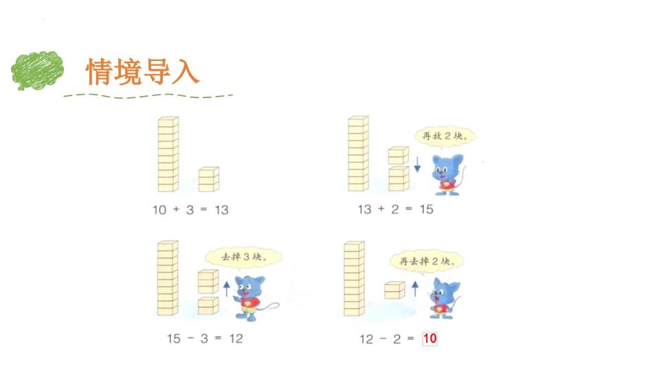 《不退位减法》20以内的减法PPT教学课件[冀教版一年级数学]_第3页