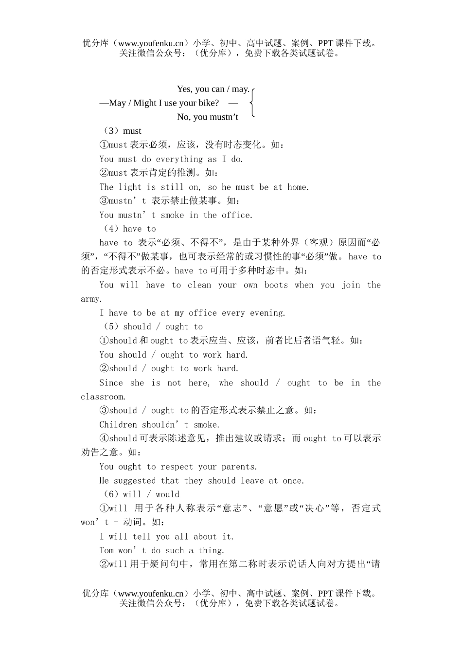 高中三年级英语语法复习专题8试卷_第2页