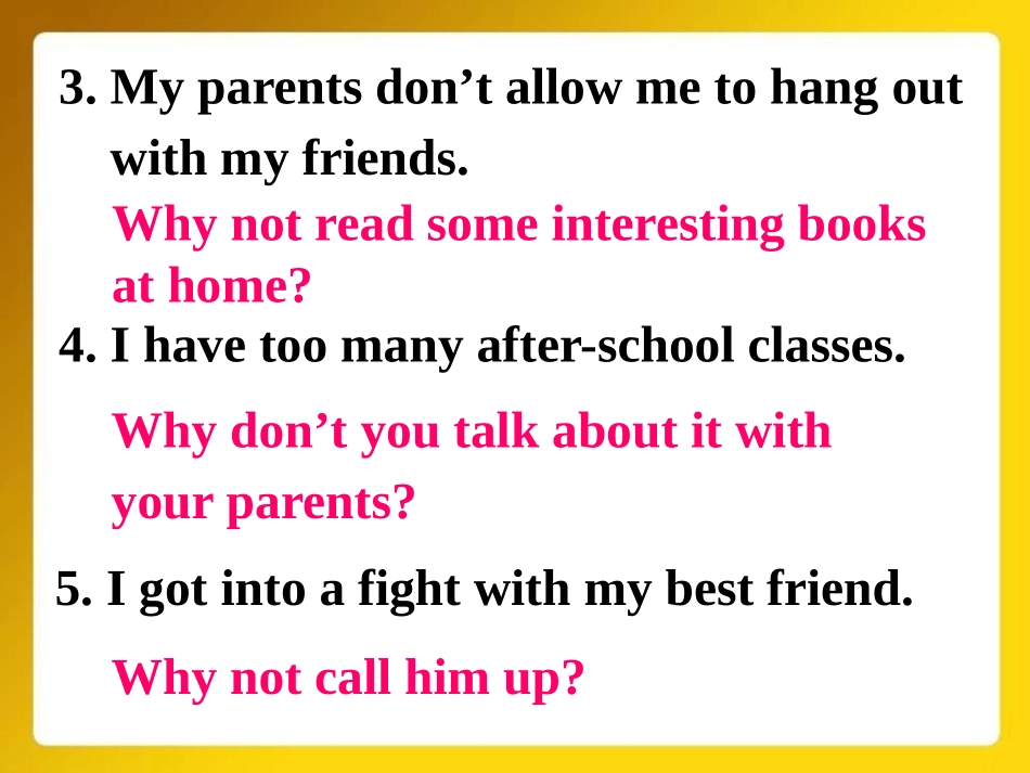 《Why don't you talk to your parents?》PPT课件_第3页