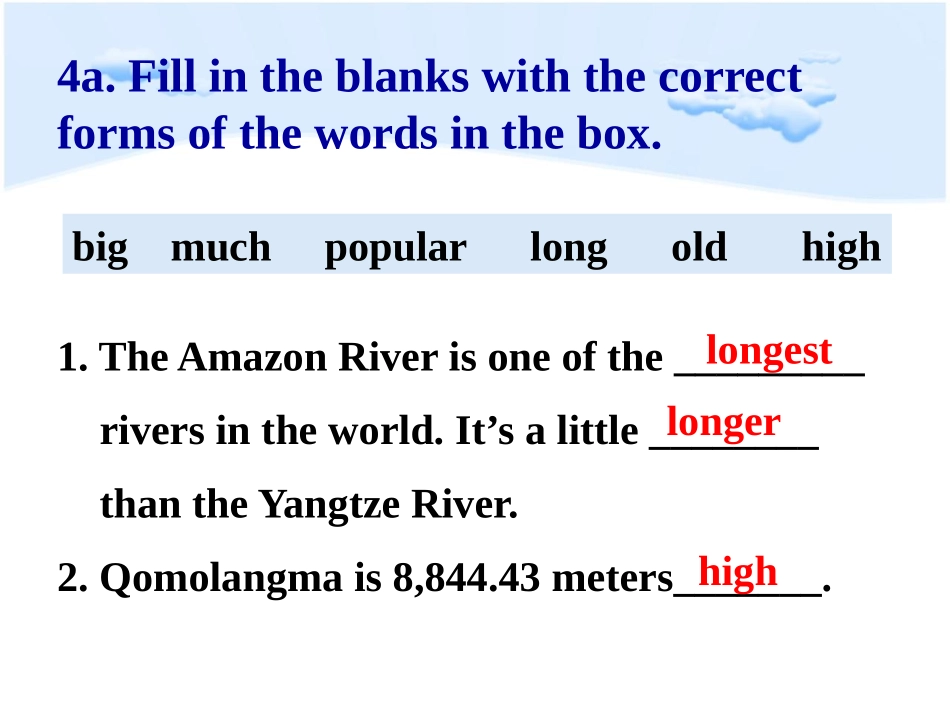 《What's the highest mountain in the world?》PPT课件_第3页