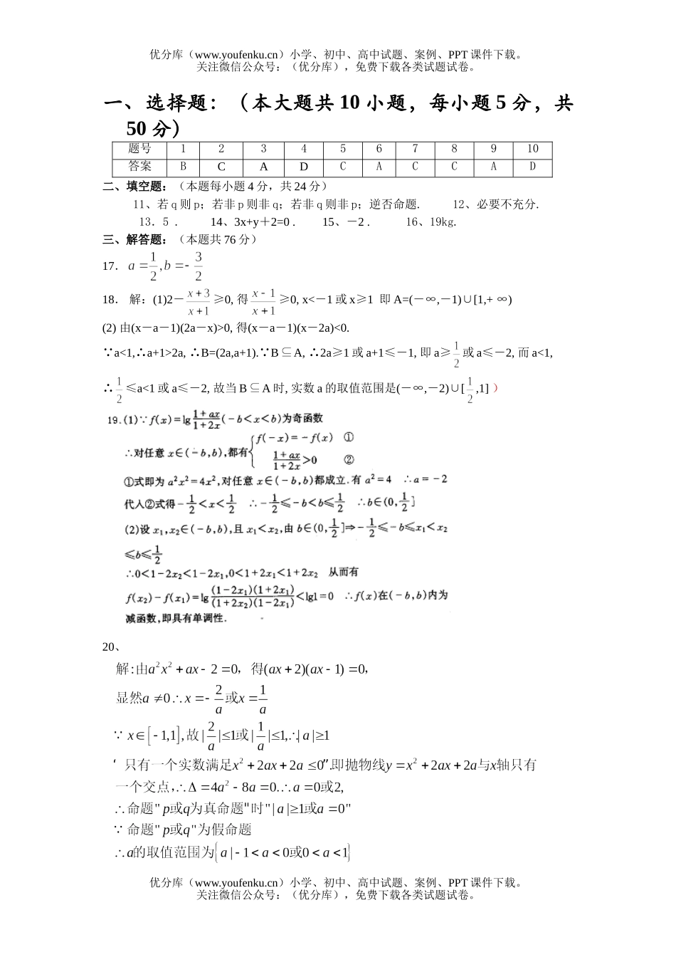 高中三年级数学2008届入学目标检测试卷_第2页