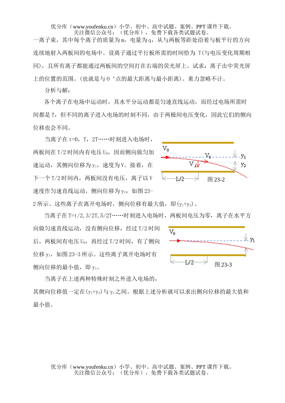 高中三年级物理典型例题集锦(三)试卷_第2页