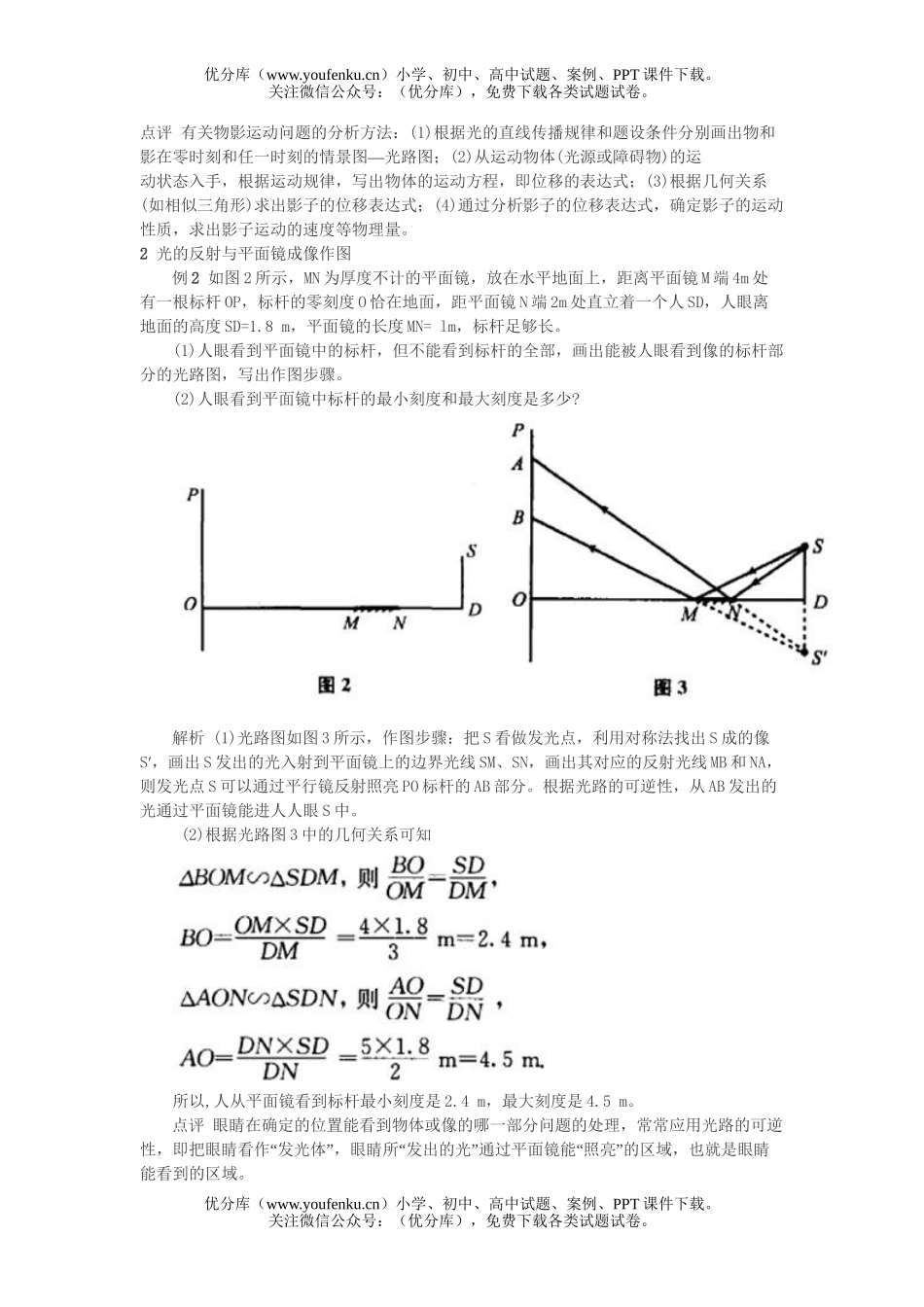 高中三年级物理光学6 类经典题型试卷_第2页