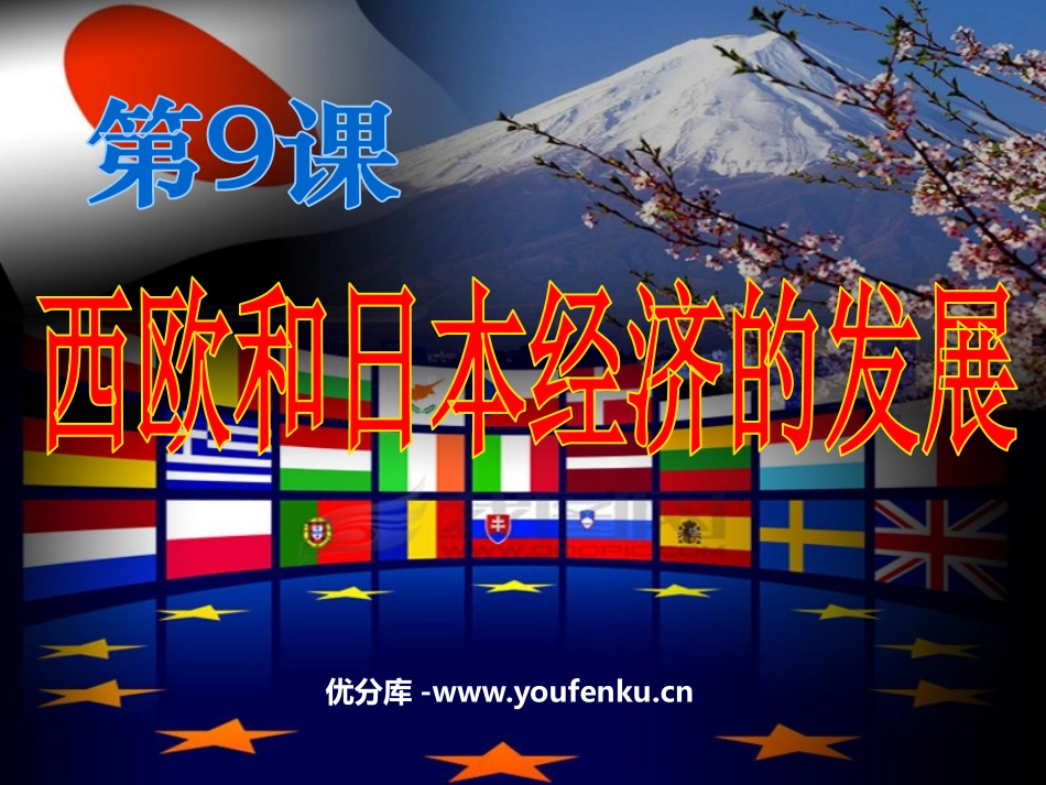 《西欧和日本经济的发展》战后主要资本主义国家的发展变化PPT课件_第1页