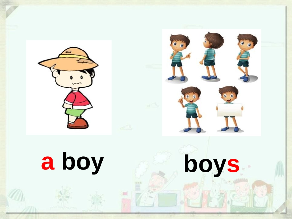 《I'm a boy》PPT课件[外研版一年级英语上册]_第2页