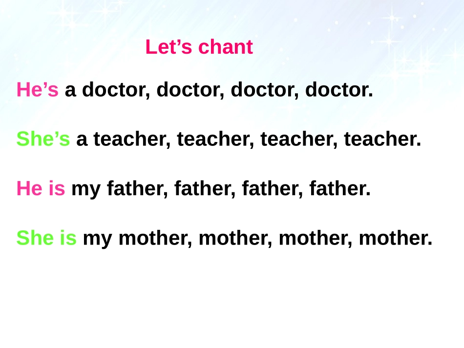《She's a nurse》PPT课件[外研版一年级英语]_第2页