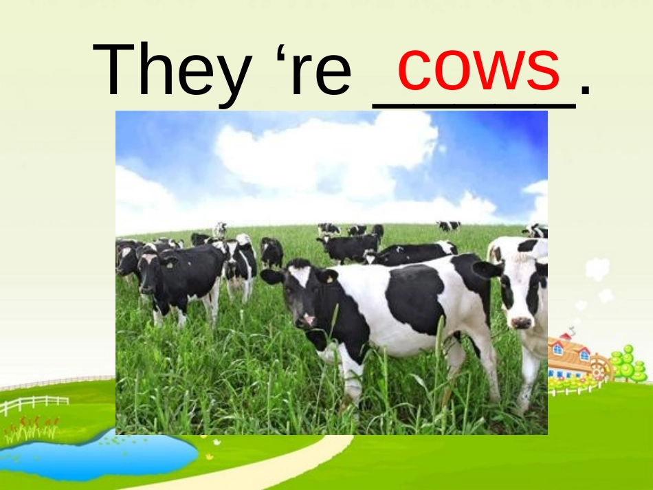 《They're cows》PPT课件[外研版一年级英语]_第3页