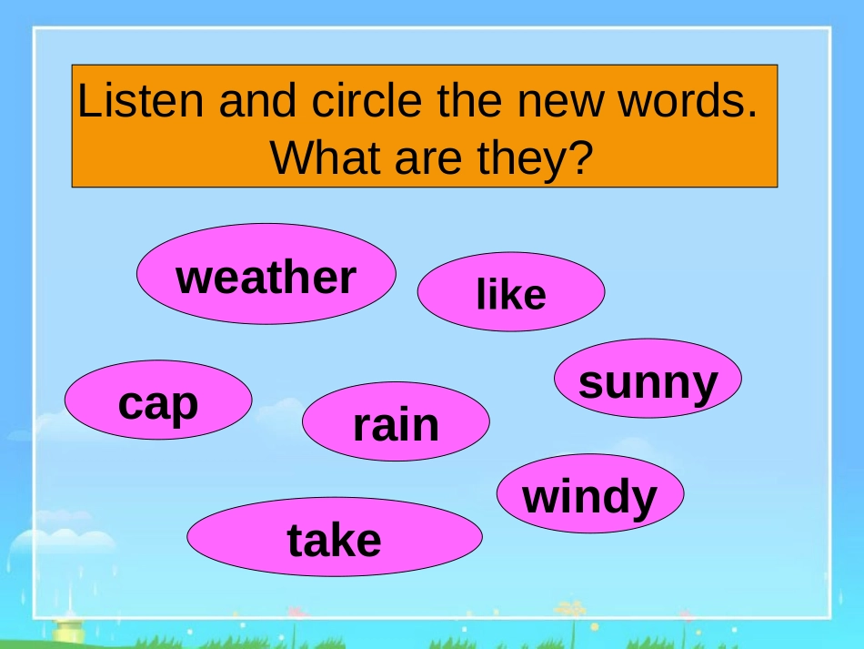 《What's the weather like?》PPT课件_第2页