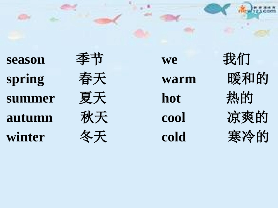 《It's warm today》PPT课件[外研版三年级英语]_第2页