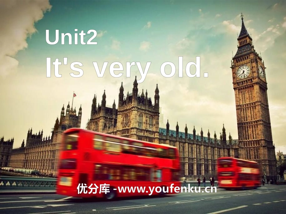 《It's very old》PPT课件[外研版四年级英语]_第1页