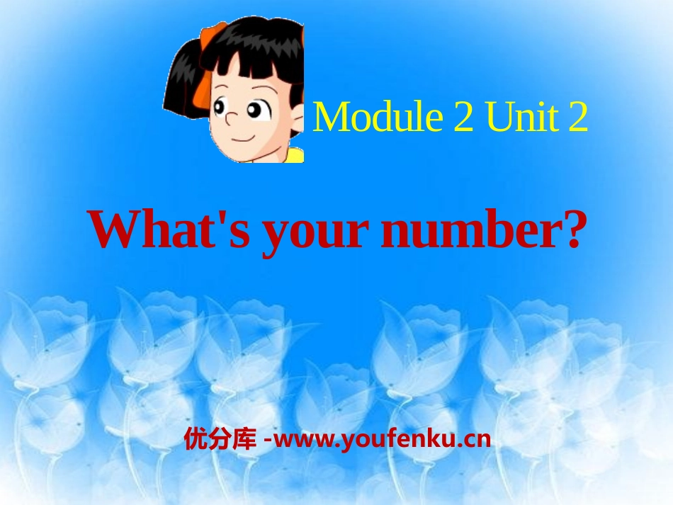 《what's your number?》PPT课件_第1页