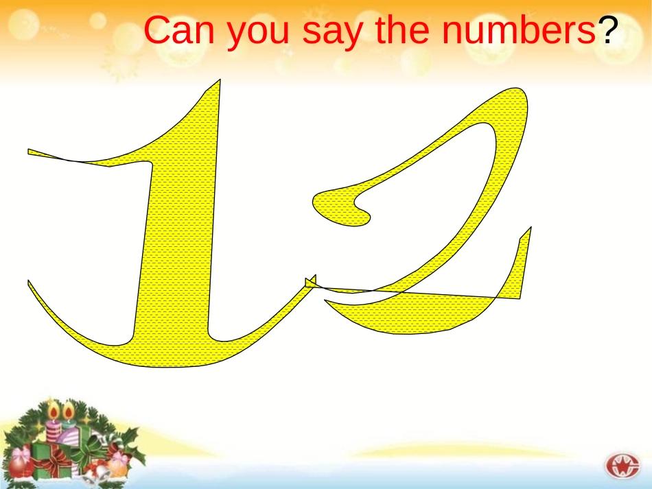 《I'm twelve》PPT课件[外研版七年级英语上册]_第2页