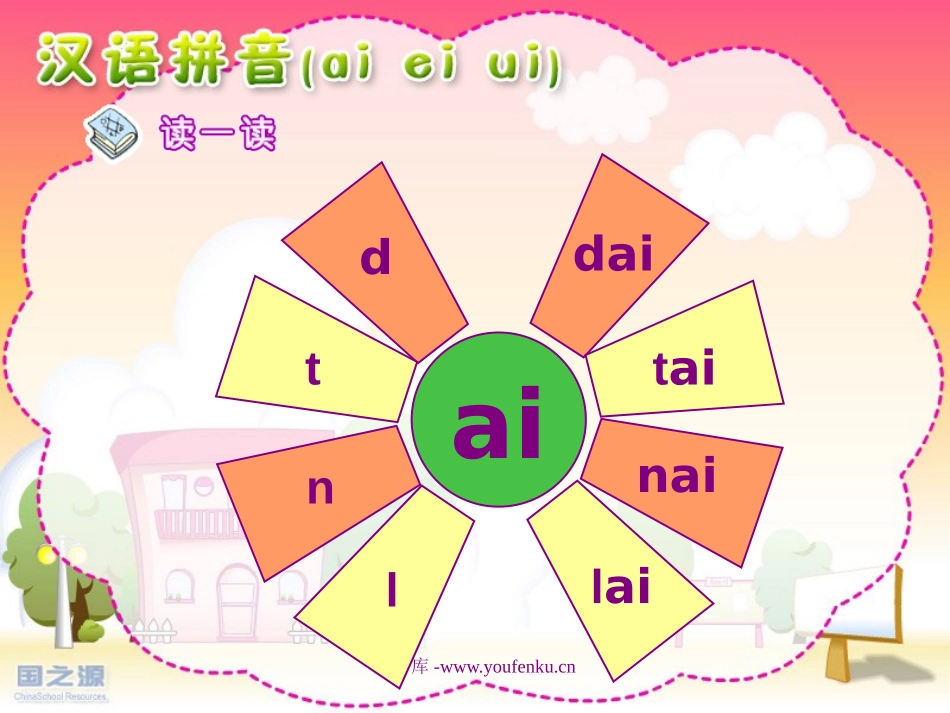 北师大版一年级语文字与拼音ai ei ui PPT教学课件_第3页