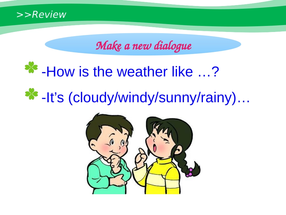 《What's the Weather like Today?》PPT课件_第2页