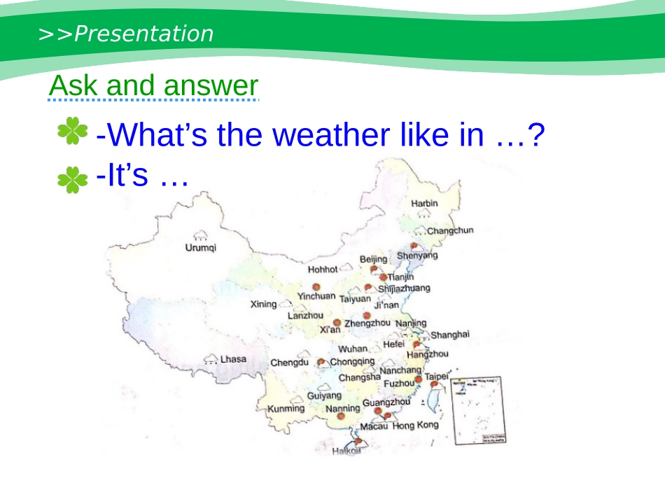 《What's the Weather like Today?》PPT课件_第3页