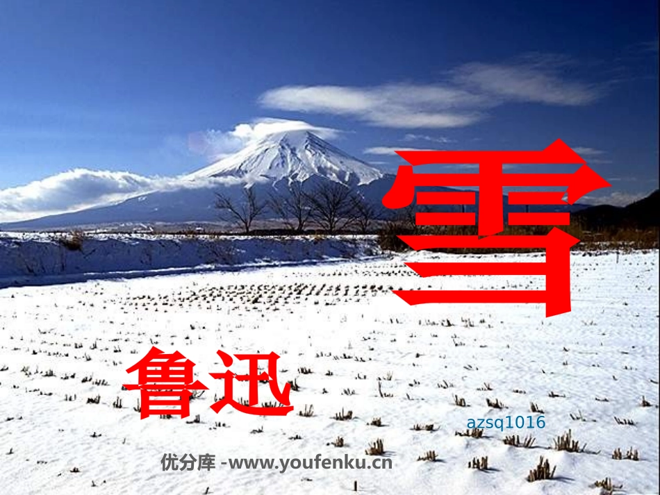 《雪》PPT课件[部编版八年级语文下册]_第1页