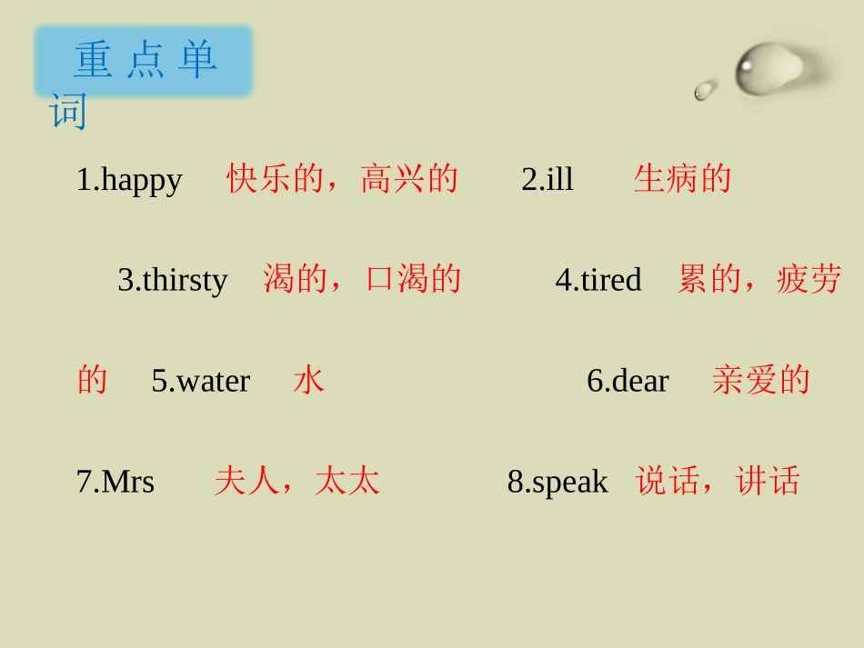 《What's the matter?》基础知识PPT课件_第2页