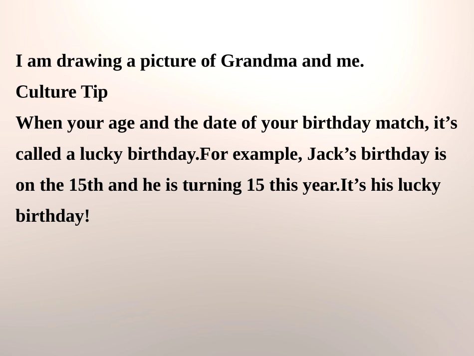 《A Birthday Card》Family and Home PPT课件_第3页