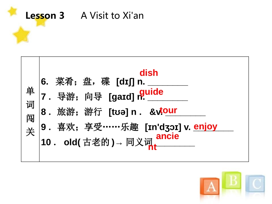 《A Visit to Xi'an》A Trip to the Silk Road PPT免费课件_第3页