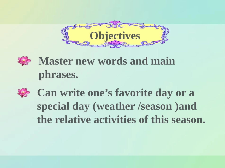 《Steven's Report》Seasons PPT课件_第2页