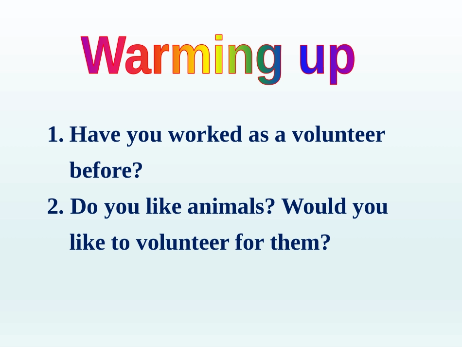 《Volunteering in Summer》Summer Holiday Is Coming! PPT课件_第2页
