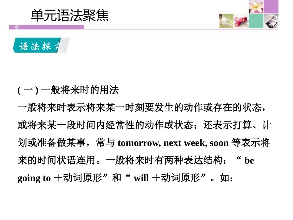 《单元语法聚焦》Summer Holiday Is Coming! PPT课件_第3页