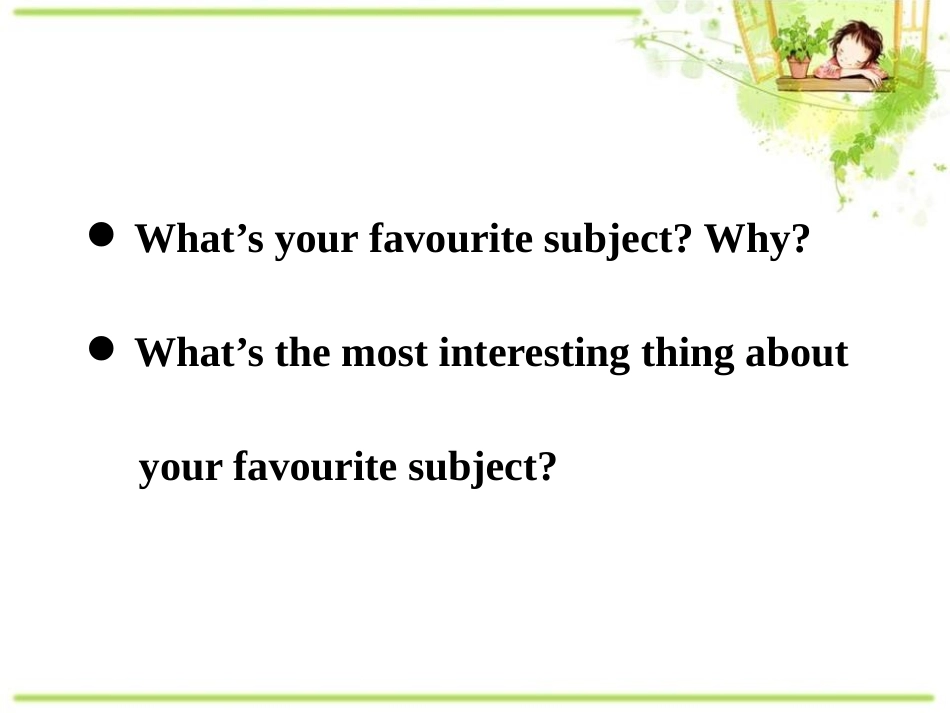 《I Don't Want to Miss Geography!》My Favourite School Subject PPT课件_第3页