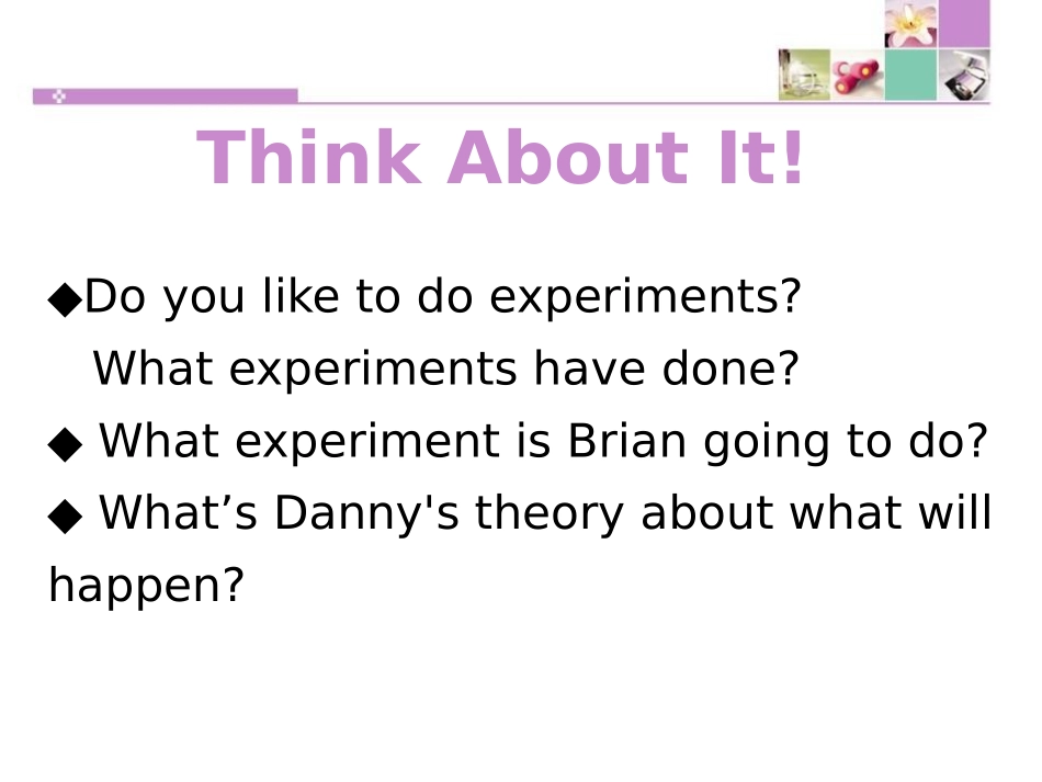 《Let's Do an Experiment》Look into Science! PPT课件_第2页