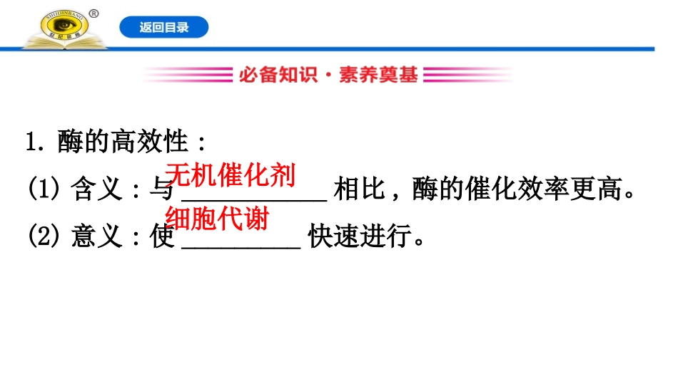 《降低化学反应活化能的酶》细胞的能量供应和利用PPT课件_第3页