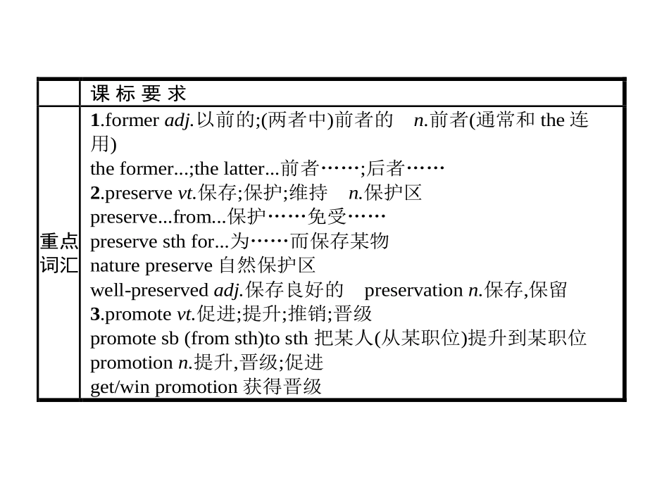 《Cultural Heritage》单元重点小结 PPT课件_第3页