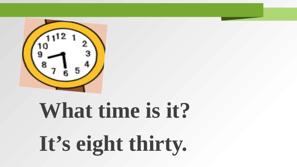 《It's time for class》Time PPT课件_第2页