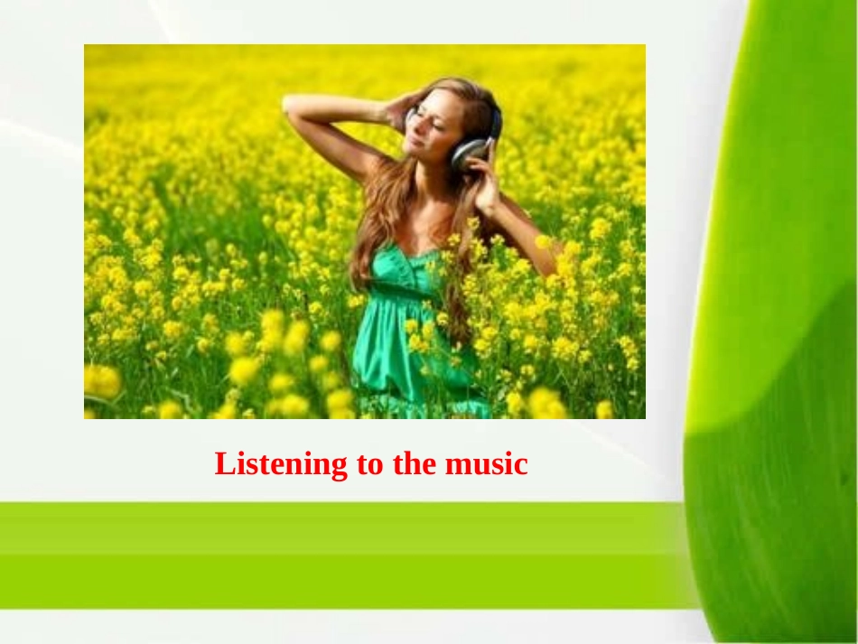 《She's listening to the radio》PPT教学课件_第3页