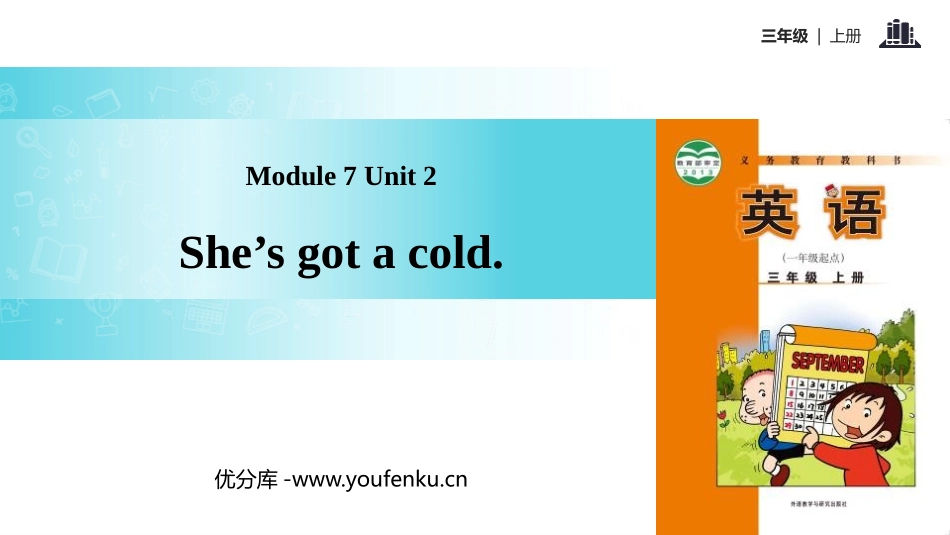 《She's got a cold》PPT教学课件_第1页