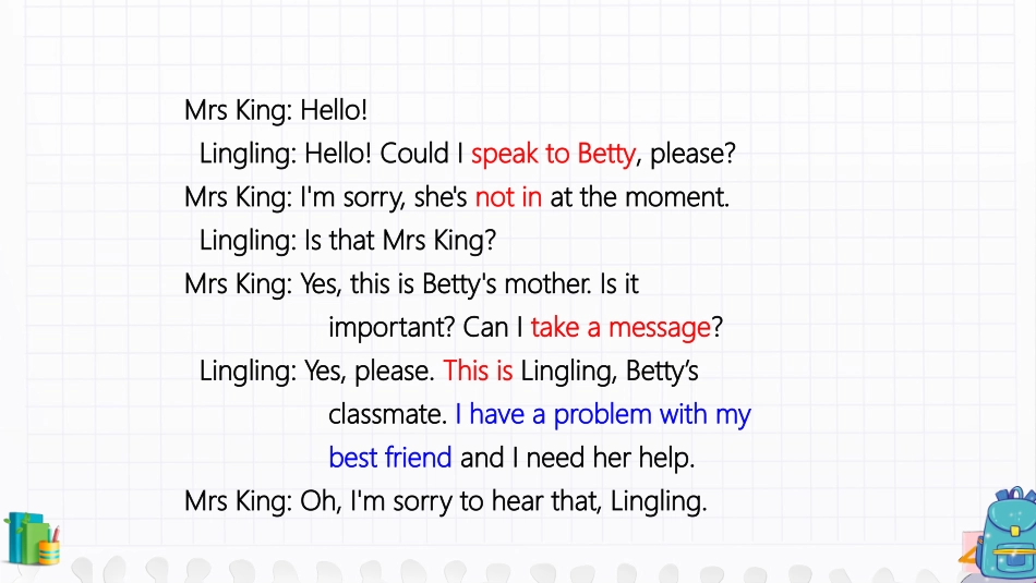 《Could I ask if you've mentioned this to her?》Friendship PPT优秀课件_第2页