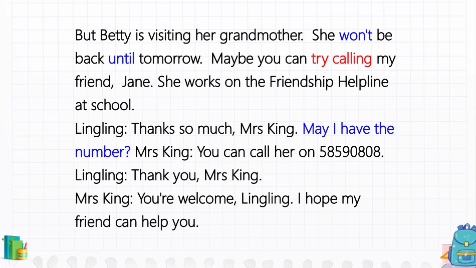 《Could I ask if you've mentioned this to her?》Friendship PPT优秀课件_第3页