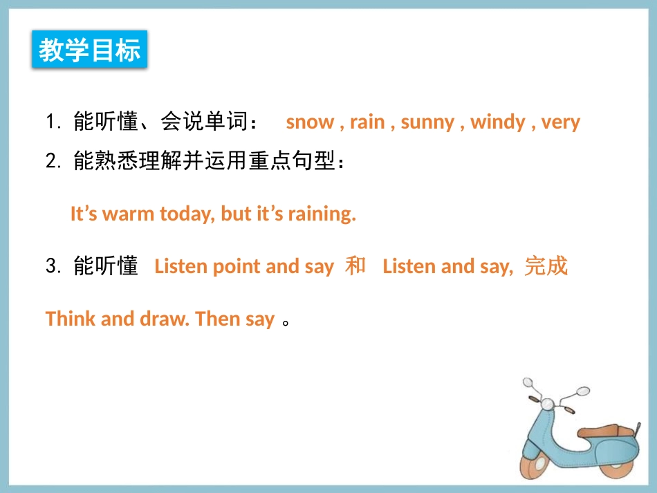 《It's warm today》PPT教学课件_第2页