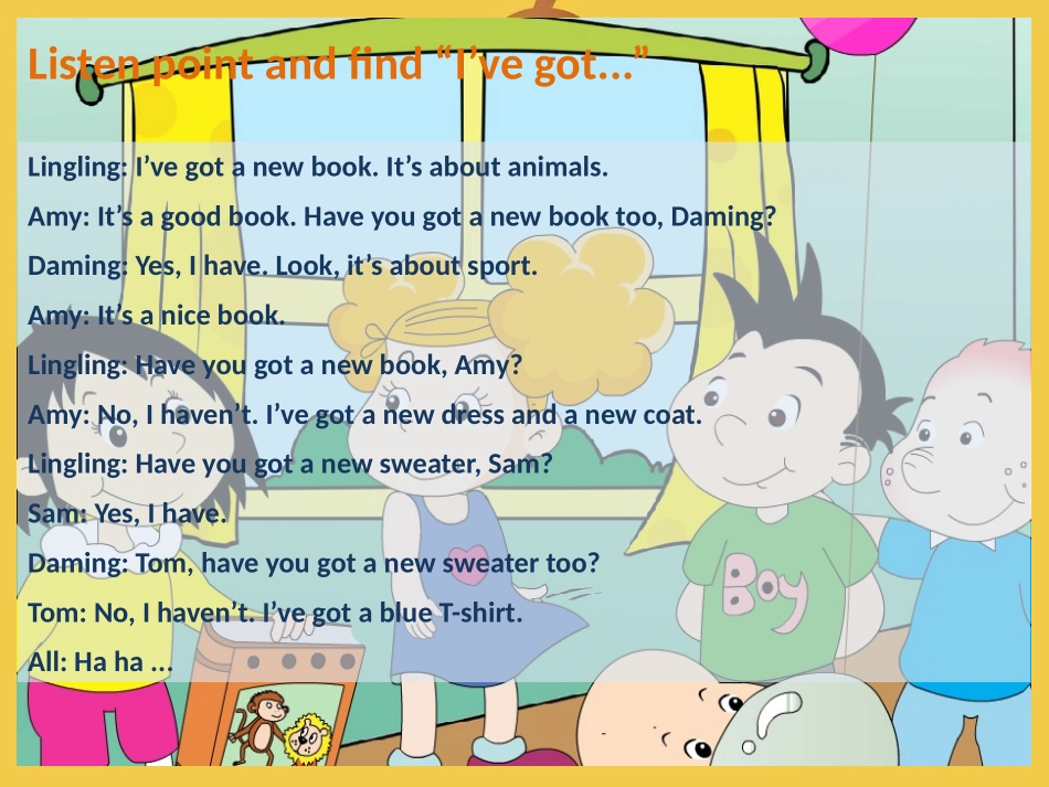 《I've got a new book》PPT课件_第3页