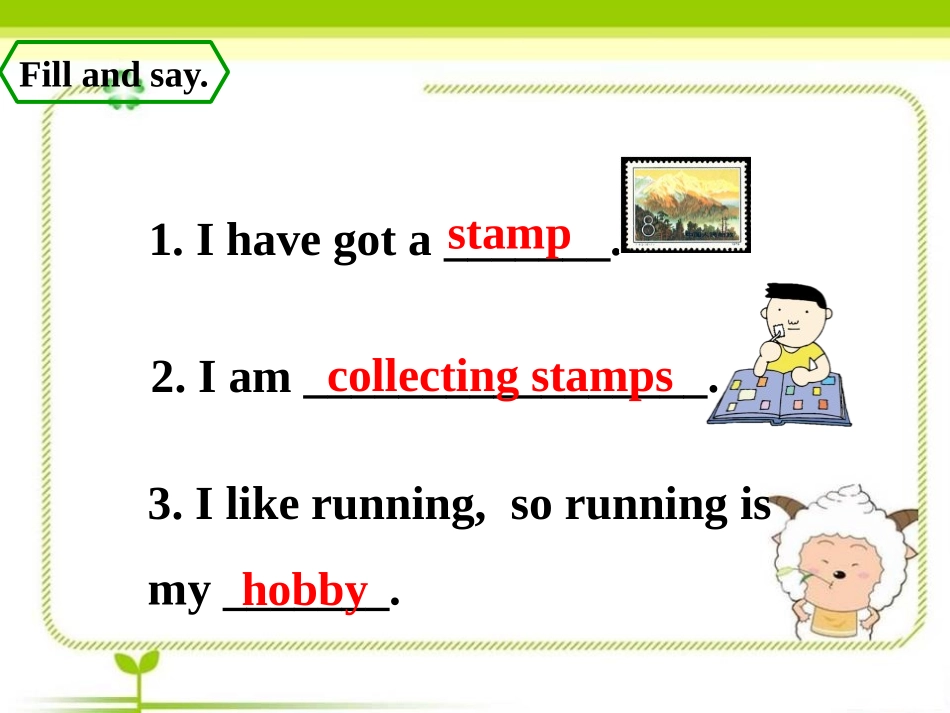 《What's your hobby?》PPT教学课件_第2页