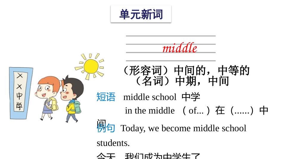 《We're going to different schools》PPT课件_第2页