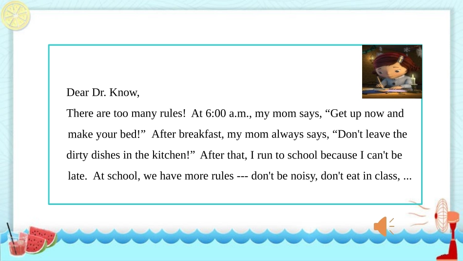 《Don't eat in class》SectionB PPT课件_第2页