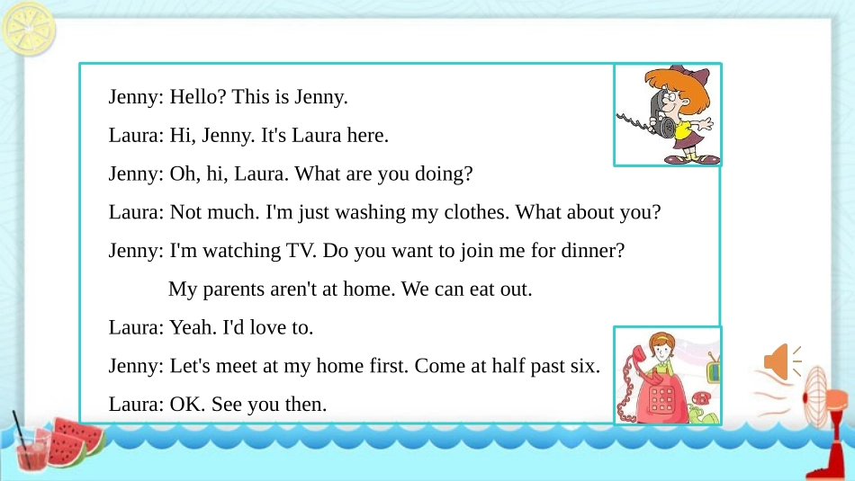 《I'm watching TV》SectionA PPT课件_第2页