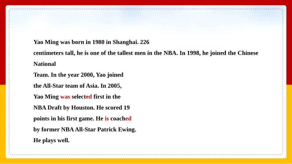 《Daming wasn't chosen for the team last time》Sports life PPT免费课件_第2页