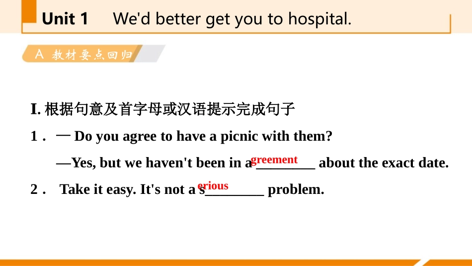 《We'd better get you to hospital》Look after yourself PPT课件_第2页