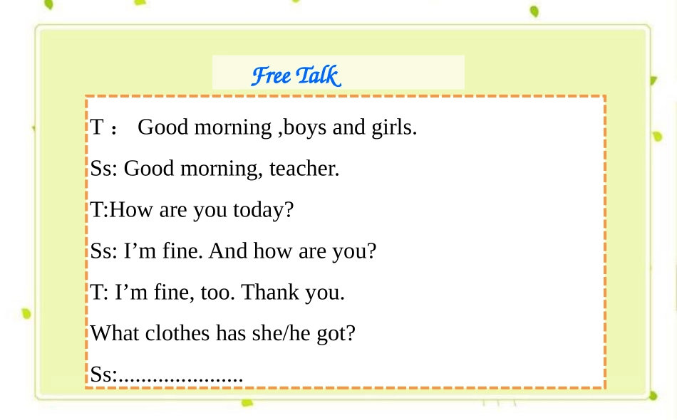 《She's got an orange sweater》PPT课件_第2页