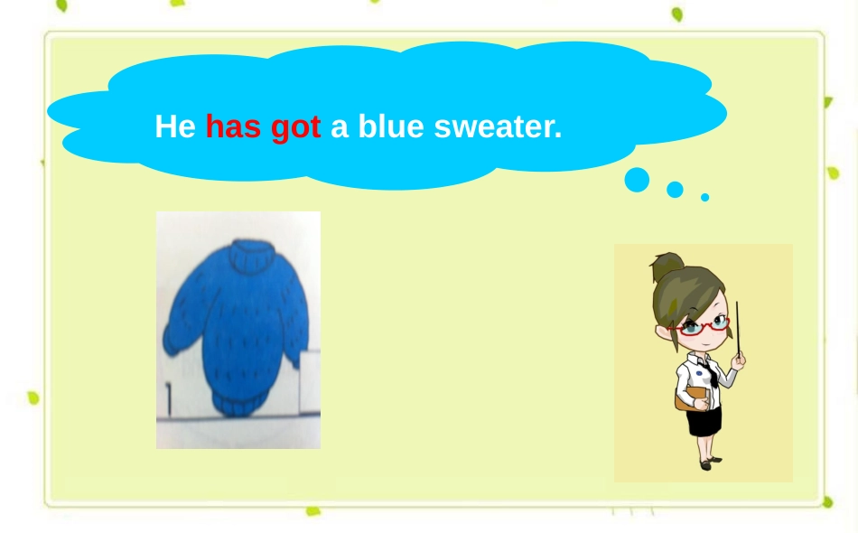 《She's got an orange sweater》PPT课件_第3页